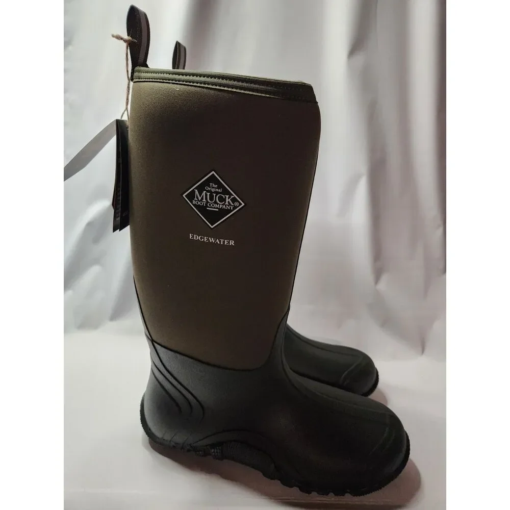 Muck Boot Company Edgewater Hi Men’s 14 Moss Waterproof Boots
